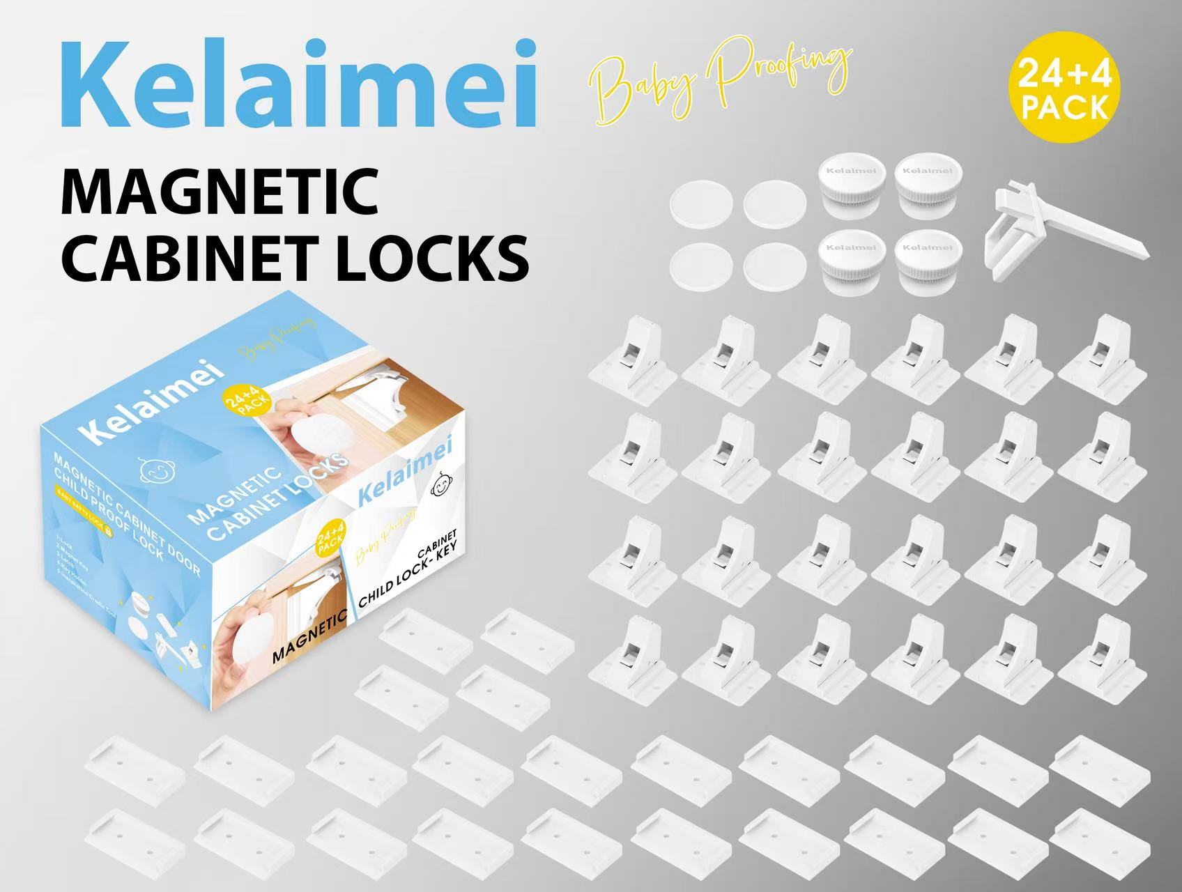 magnetic carbinet locks 24+4