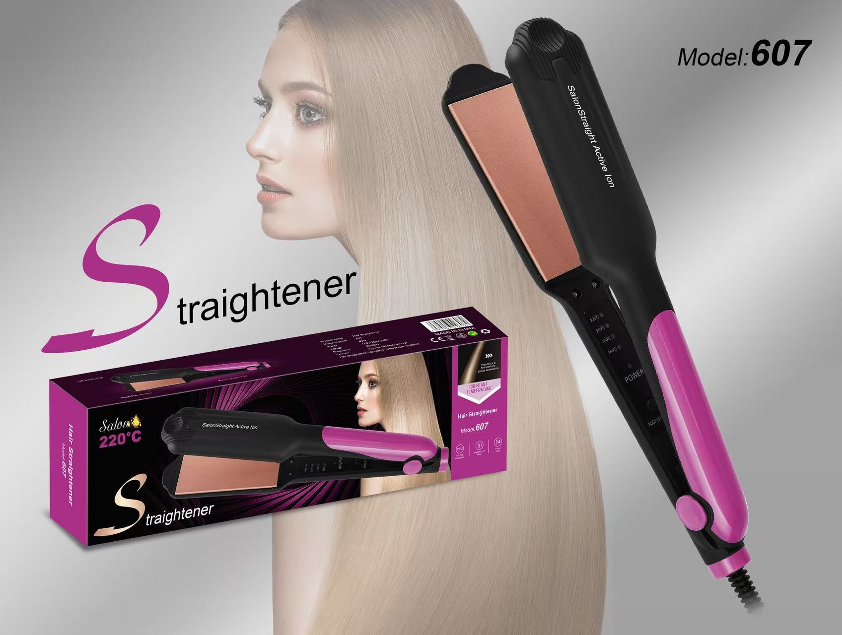 hair straigntener 607